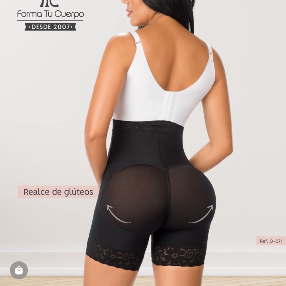 Faja Colombiana Forma tu cuerpo Short Girdle Butt lift tummy tuck zipper O-070 - Picture 11 of 13